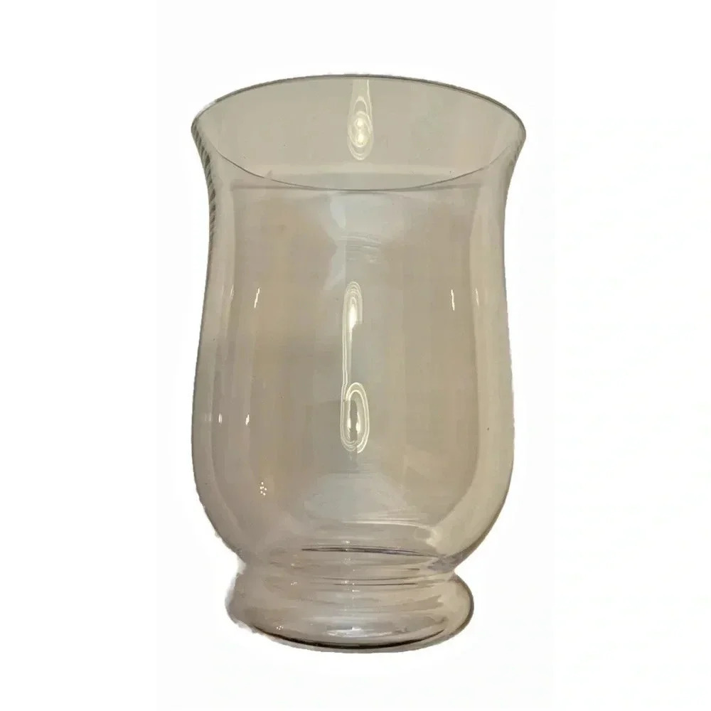 2/$30 Tall Round Glass Vase